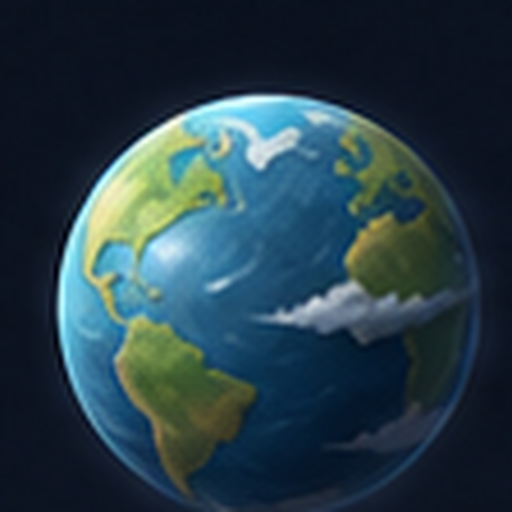 World Builder globe illustration; not an application screen